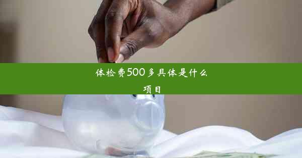 体检费500多具体是什么项目