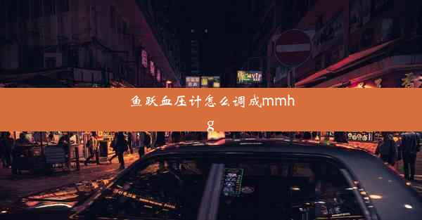 鱼跃血压计怎么调成mmhg