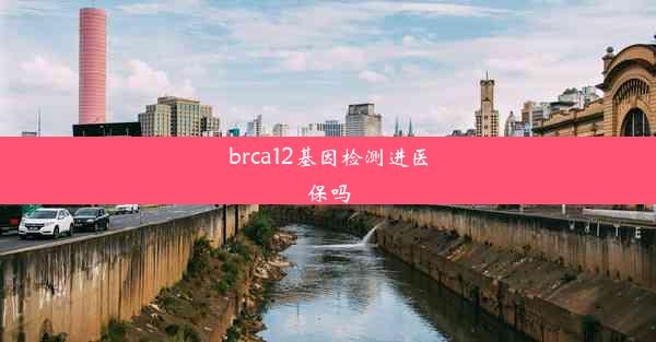 brca12基因检测进医保吗