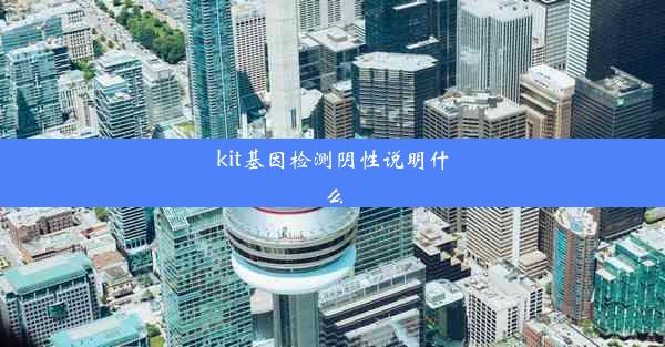 kit基因检测阴性说明什么