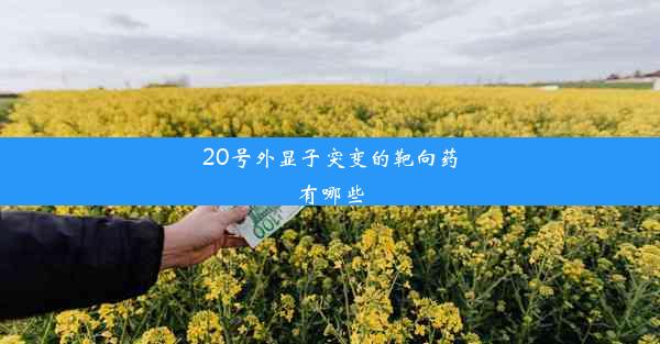 20号外显子突变的靶向药有哪些