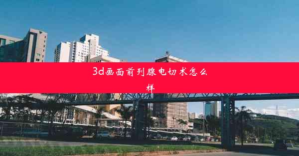 3d画面前列腺电切术怎么样