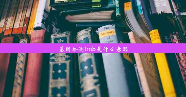 基因检测tmb是什么意思