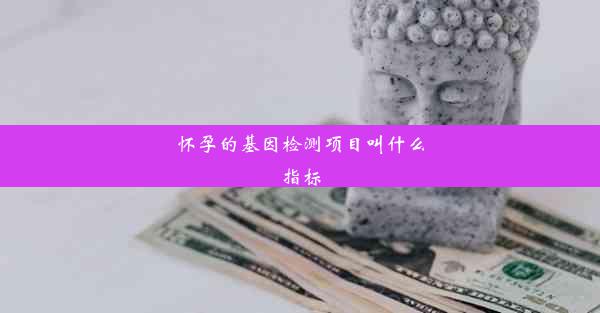 怀孕的基因检测项目叫什么指标