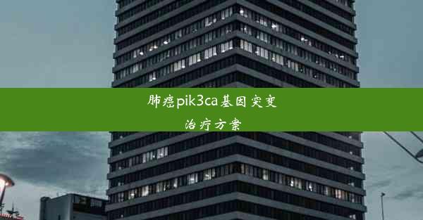 肺癌pik3ca基因突变治疗方案